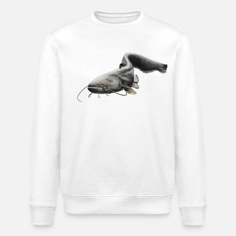 catfish - Sweat bio ROLLER Stanley/Stella Unisexe - blanc