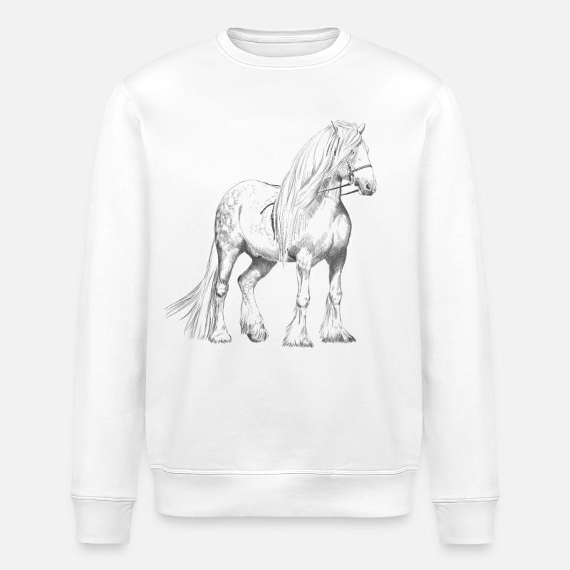 Kaltblüter - Stanley/Stella Unisex Bio-Sweatshirt ROLLER - Weiß