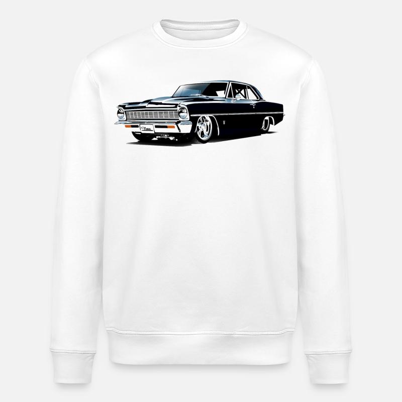 Chevy II Nova Super Sport - Stanley/Stella Unisex Bio-Sweatshirt ROLLER - Weiß