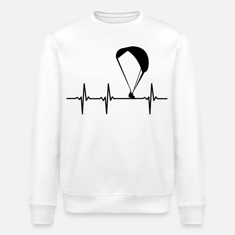 Gleitschirm EKG - Stanley/Stella Unisex Bio-Sweatshirt ROLLER - Weiß