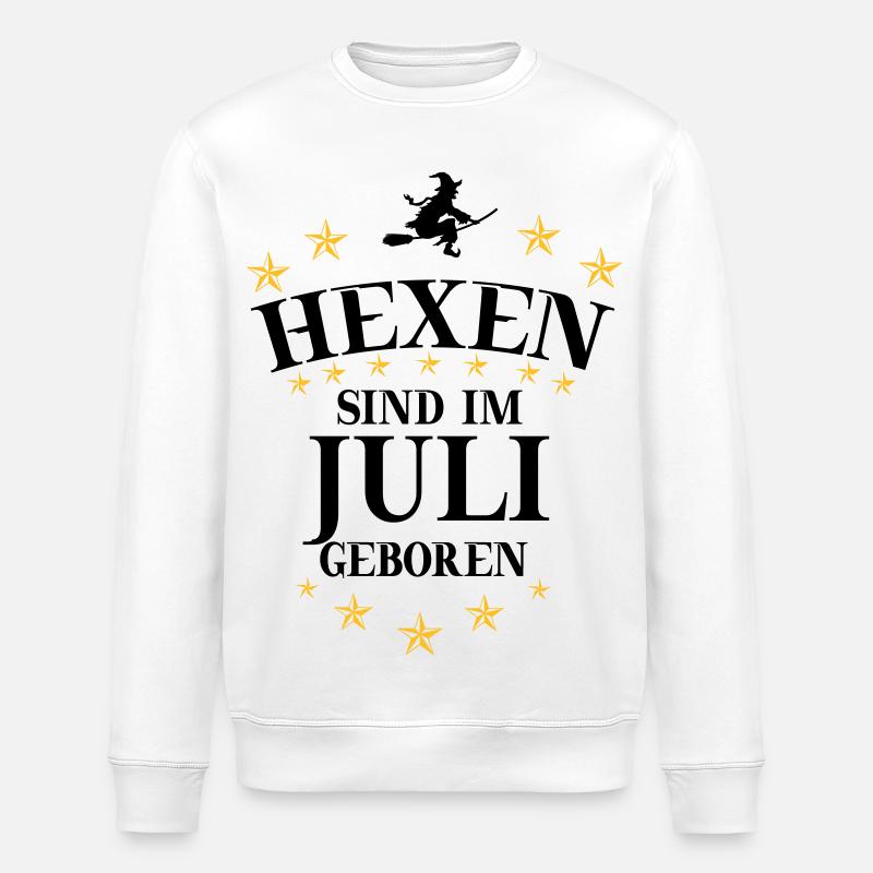 Witch July - Stanley/Stella ROLLER Unisex Organic Sweatshirt - white