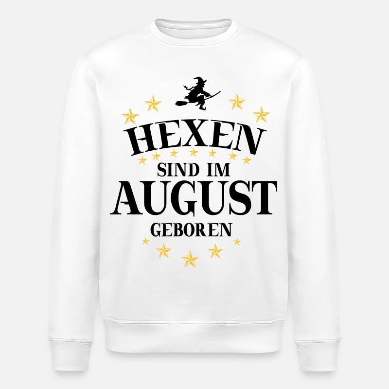 Witch August - Stanley/Stella ROLLER Unisex Organic Sweatshirt - white