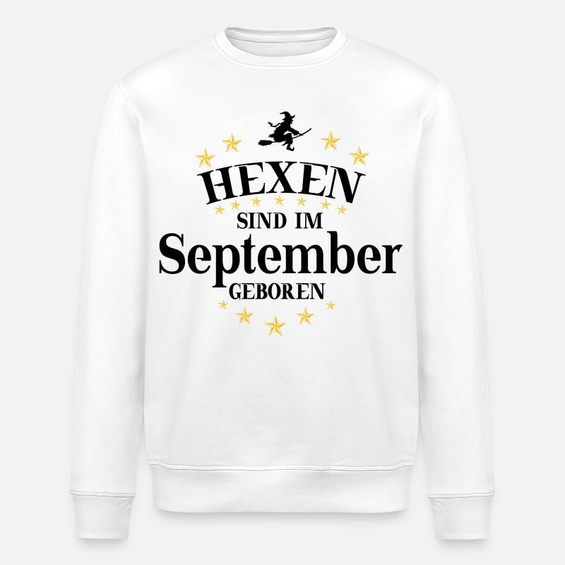 Sorcières de septembre - Sweat bio ROLLER Stanley/Stella Unisexe - blanc