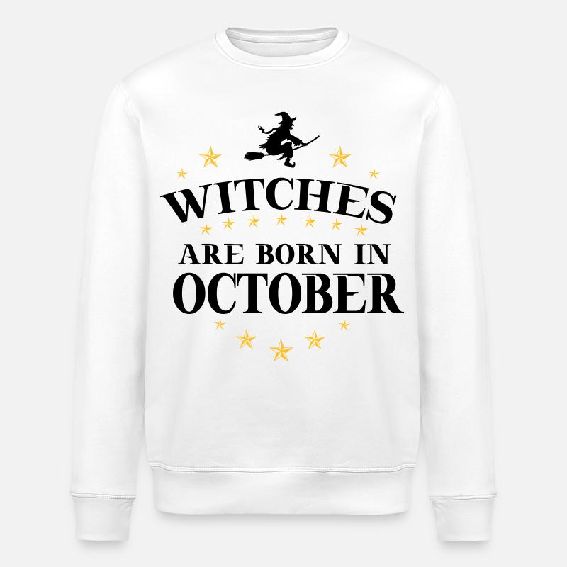 Sorcières Oktober - Sweat bio ROLLER Stanley/Stella Unisexe - blanc