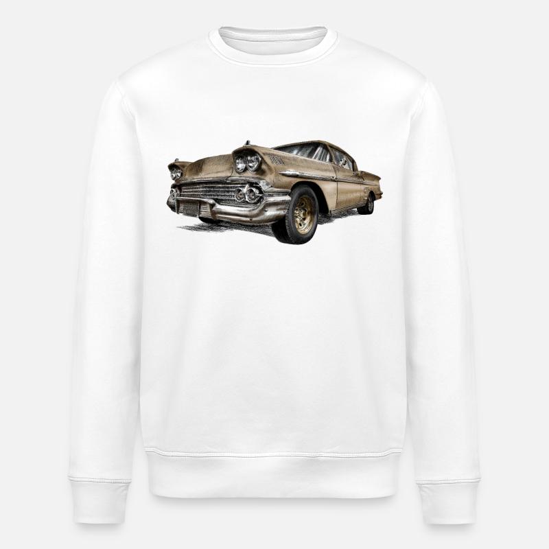 Oldtimer - Stanley/Stella ROLLER Unisex Organic Sweatshirt - white