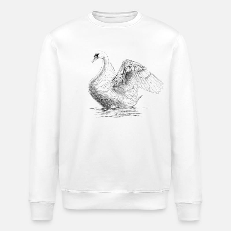 Schwan - Stanley/Stella Unisex Bio-Sweatshirt ROLLER - Weiß