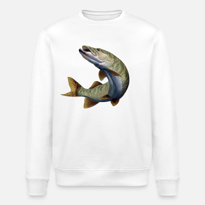 Hecht - Stanley/Stella Unisex Bio-Sweatshirt ROLLER - Weiß