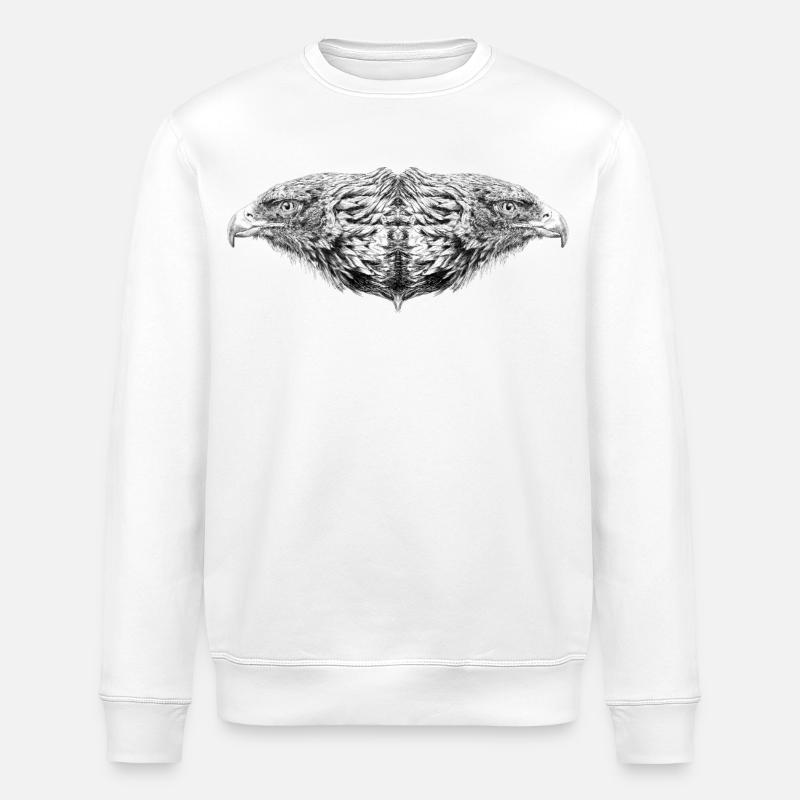 Double eagle - Sweat bio ROLLER Stanley/Stella Unisexe - blanc