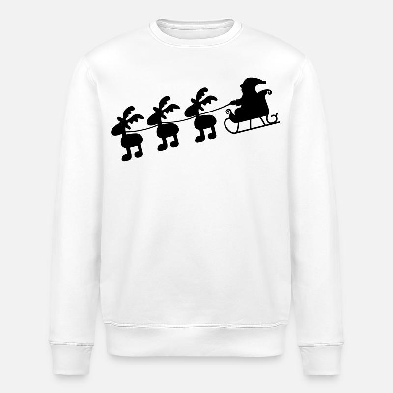 Weihnachten - Stanley/Stella Unisex Bio-Sweatshirt ROLLER - Weiß