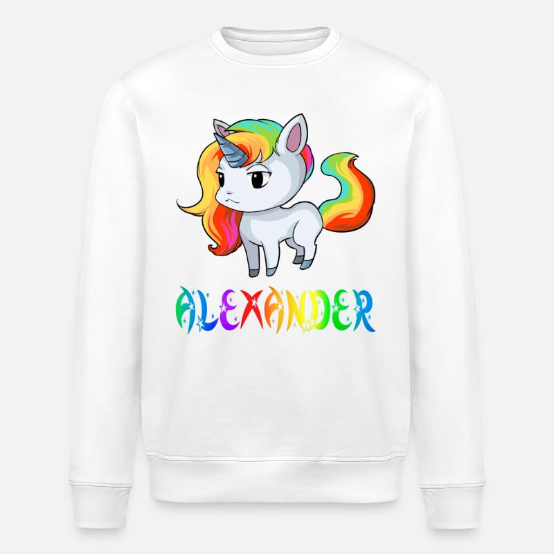 Alexander Einhorn - Sweat bio ROLLER Stanley/Stella Unisexe - blanc