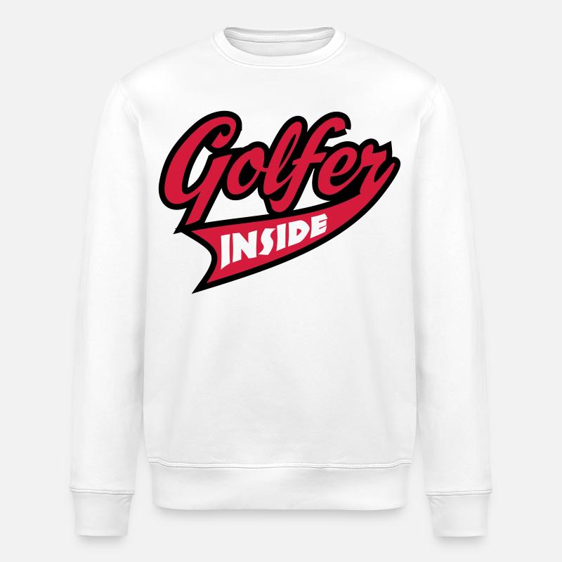 golf - Stanley/Stella ROLLER Unisex Organic Sweatshirt - white