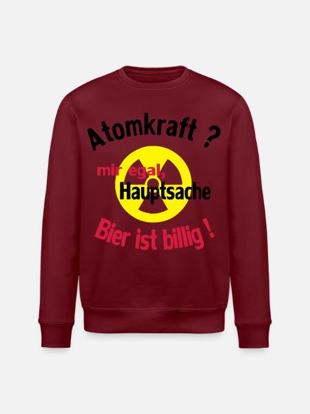 Trinkspruch - Stanley/Stella Unisex Bio-Sweatshirt ROLLER - Weiß