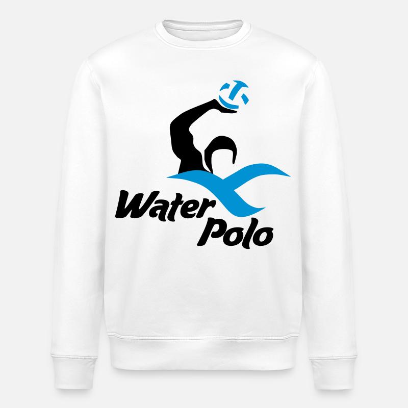 Wasserball - Stanley/Stella Unisex Bio-Sweatshirt ROLLER - Weiß
