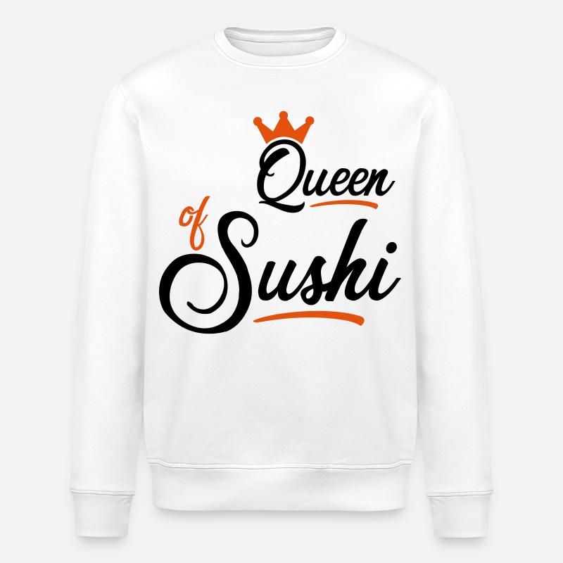 Sushi - Stanley/Stella Unisex Bio-Sweatshirt ROLLER - Weiß