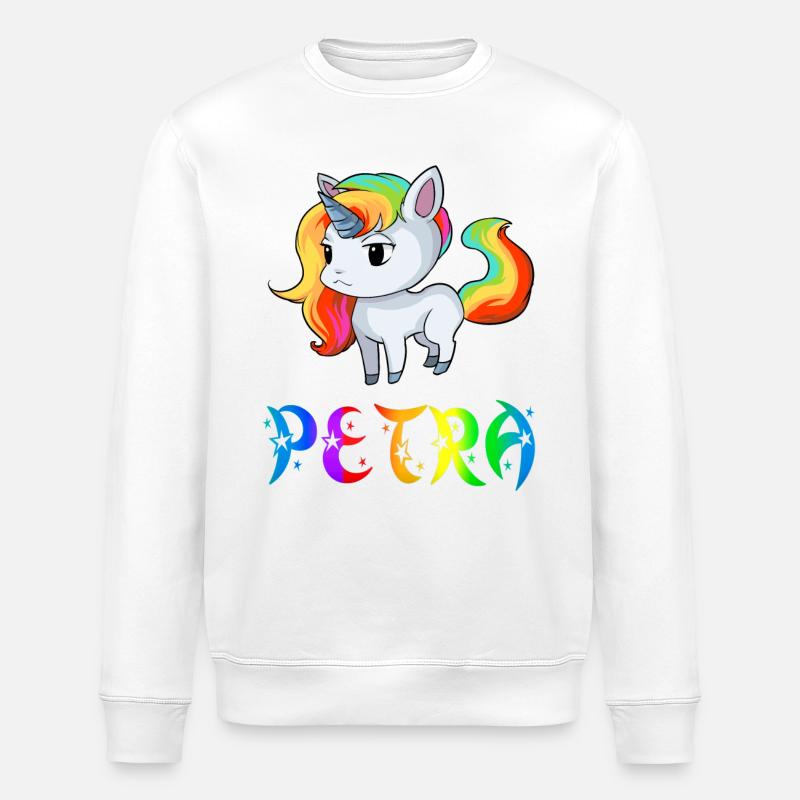 Unicorn Petra - Sweat bio ROLLER Stanley/Stella Unisexe - blanc