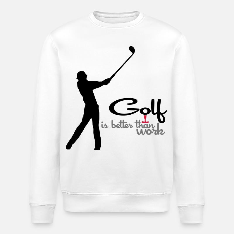 Golf - Stanley/Stella Unisex Bio-Sweatshirt ROLLER - Weiß