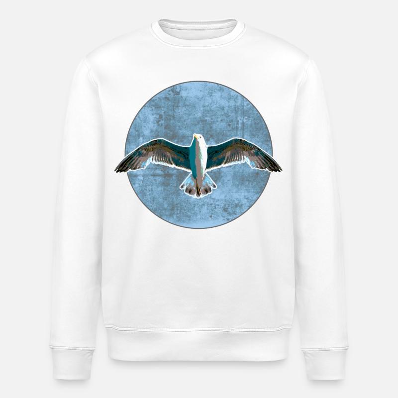 Möwe - Stanley/Stella Unisex Bio-Sweatshirt ROLLER - Weiß