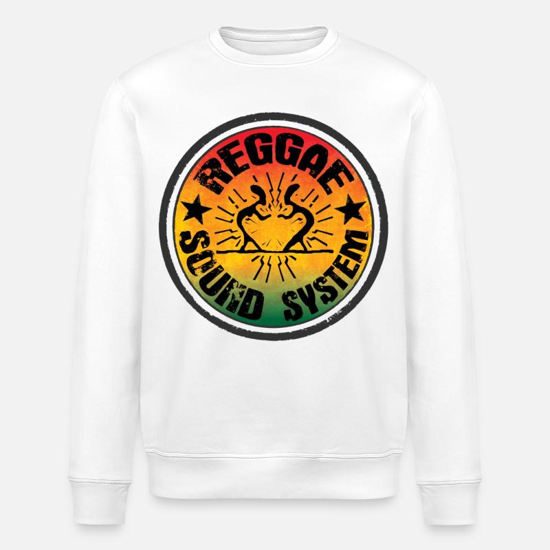 Reggae Soundsystem - Sweat bio ROLLER Stanley/Stella Unisexe - blanc