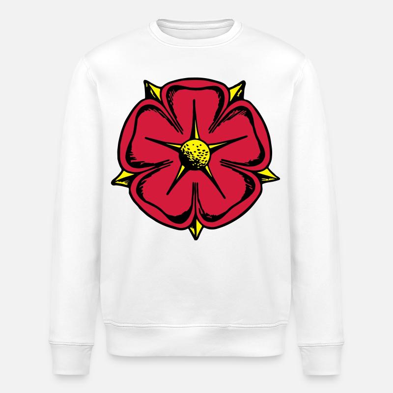 Lippy rose - Sweat bio ROLLER Stanley/Stella Unisexe - blanc