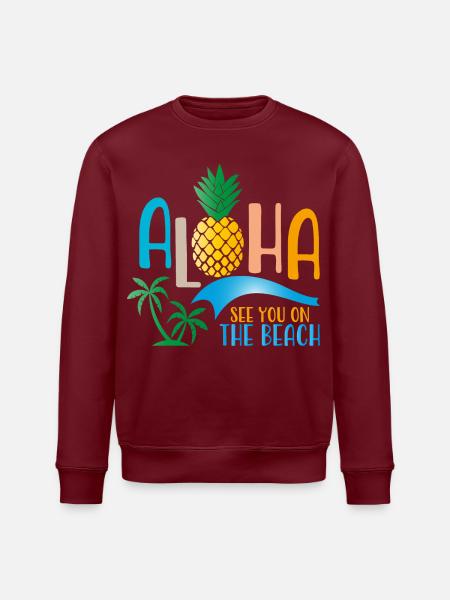 Beach - Stanley/Stella ROLLER Unisex Organic Sweatshirt - white