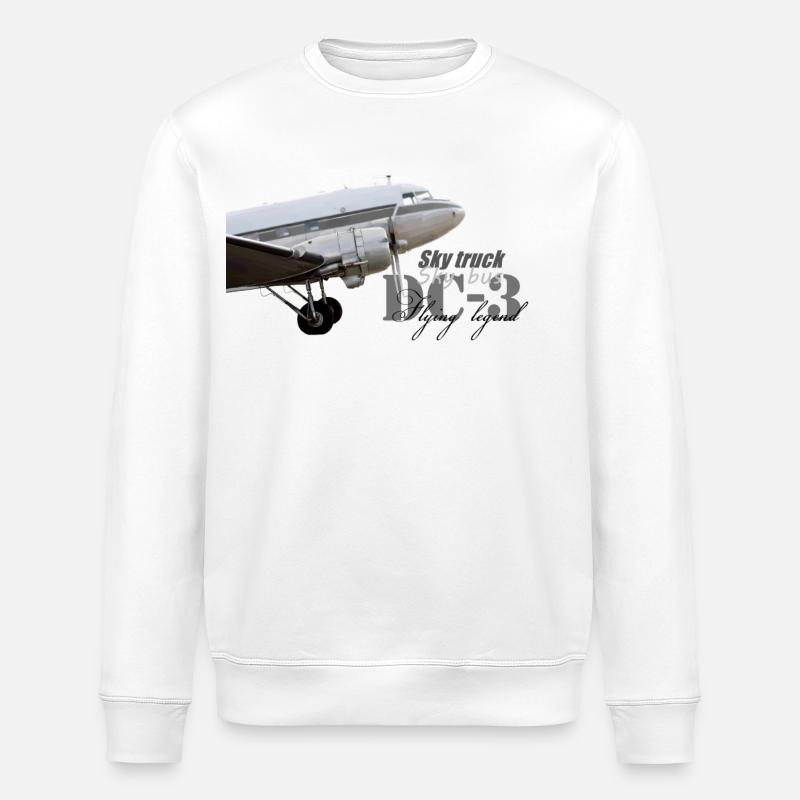 DC-3 - Stanley/Stella ROLLER Unisex Organic Sweatshirt - white