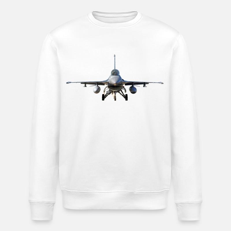 F-16 - Sweat bio ROLLER Stanley/Stella Unisexe - blanc