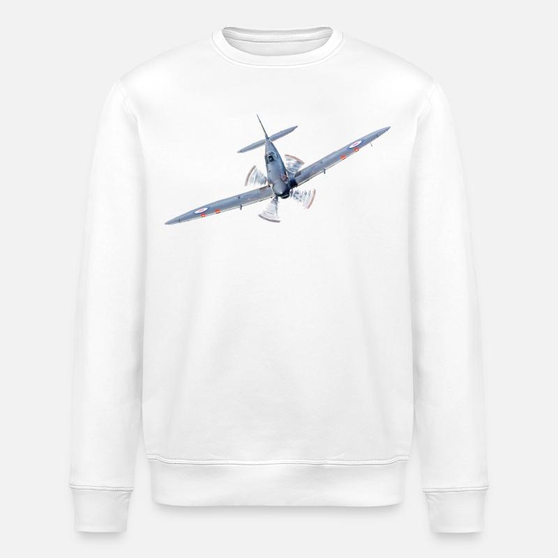 Spitfire - Stanley/Stella Unisex Bio-Sweatshirt ROLLER - Weiß