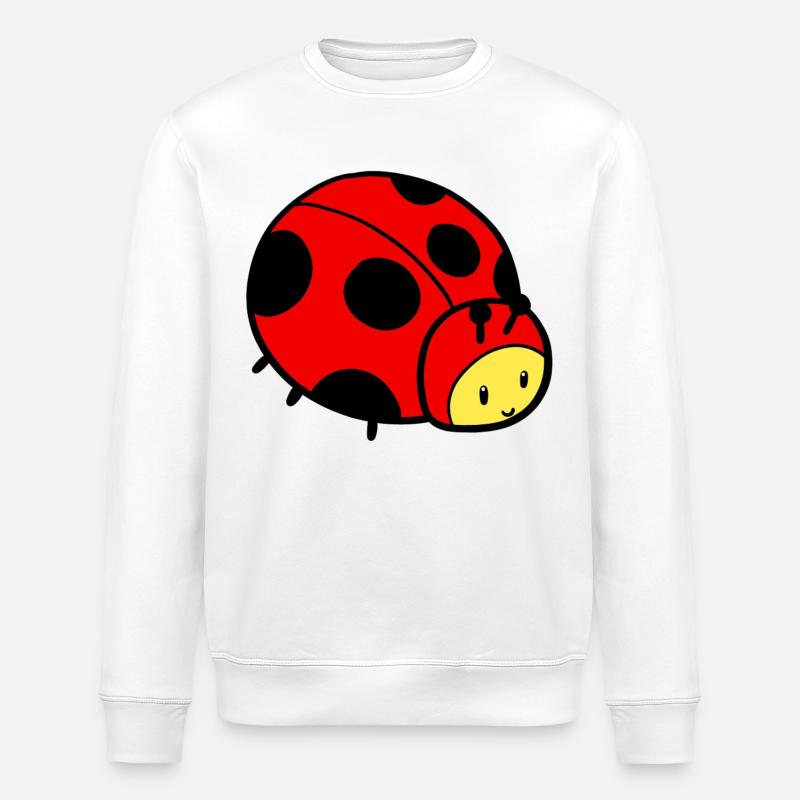 Young ladybug - Stanley/Stella ROLLER Unisex Organic Sweatshirt - white