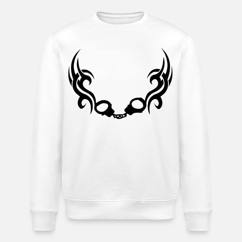 Hand-schellentrible - Stanley/Stella ROLLER Unisex Organic Sweatshirt - white