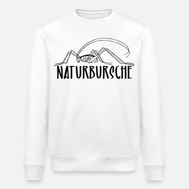 Naturbursche - Stanley/Stella Unisex Bio-Sweatshirt ROLLER - Weiß