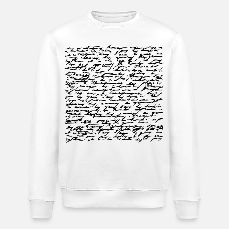 Schreibschrift - Stanley/Stella Unisex Bio-Sweatshirt ROLLER - Weiß