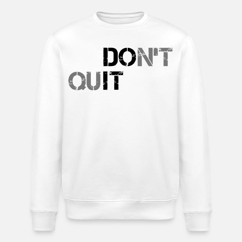 Nicht Aufgeben - Stanley/Stella Unisex Bio-Sweatshirt ROLLER - Weiß