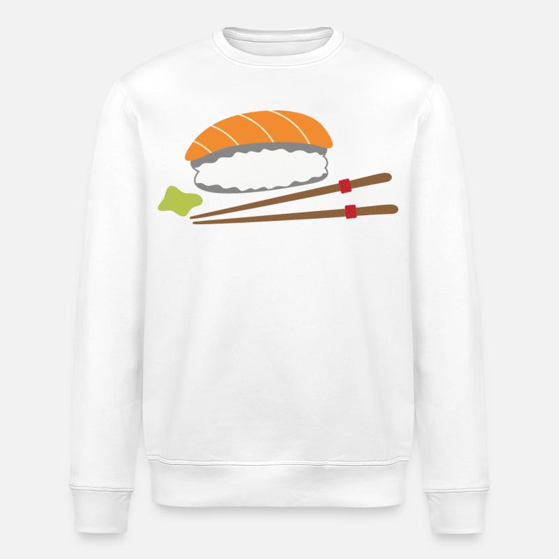 Sushi - Stanley/Stella Unisex Bio-Sweatshirt ROLLER - Weiß