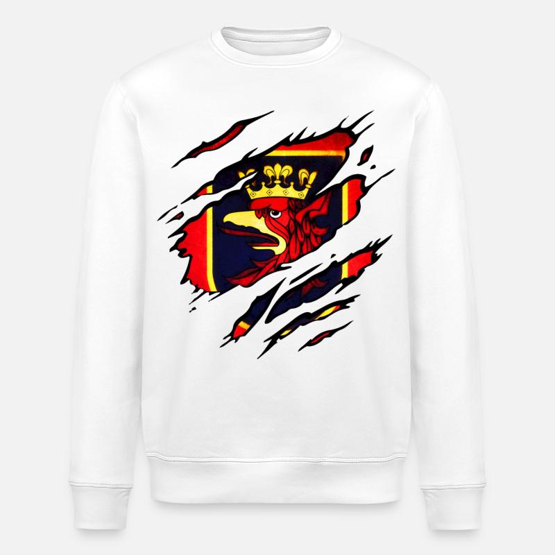 Szczecin - Pologne - Sweat bio ROLLER Stanley/Stella Unisexe - blanc