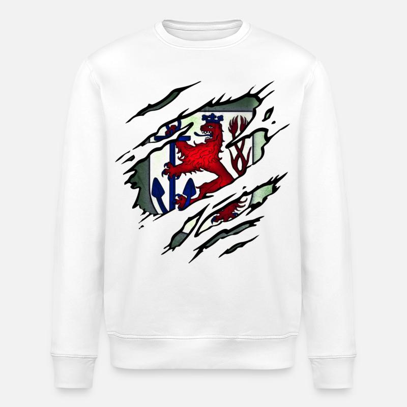 Dusseldorf - Sweat bio ROLLER Stanley/Stella Unisexe - blanc