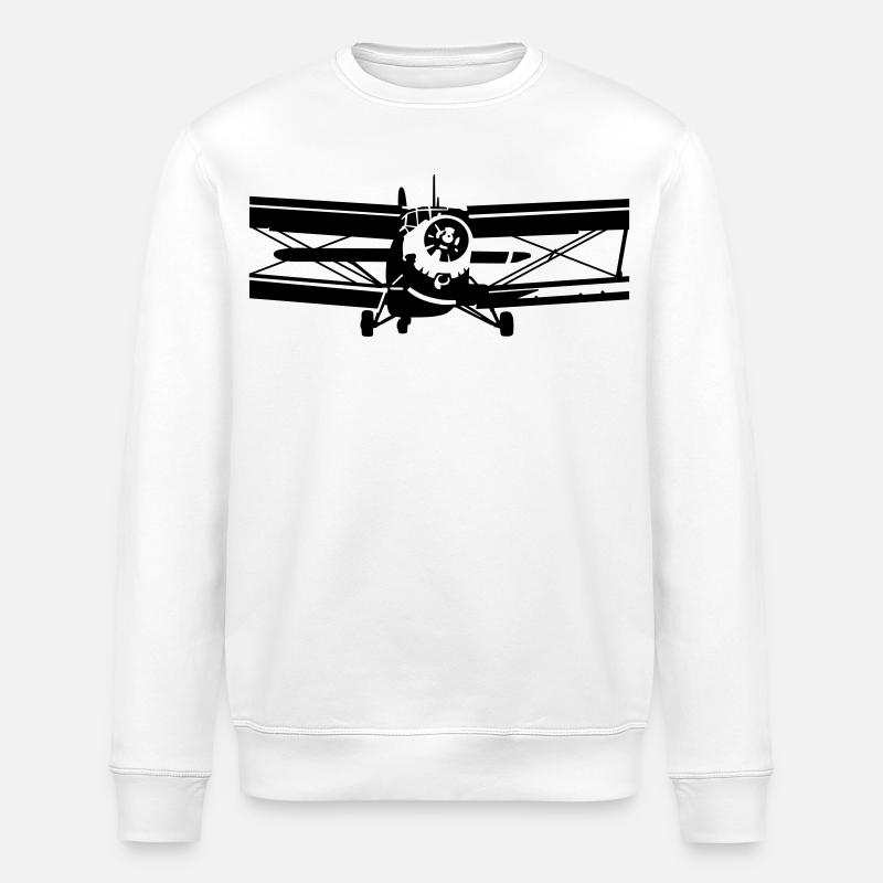 Antonov 2 - Stanley/Stella Unisex Bio-Sweatshirt ROLLER - Weiß