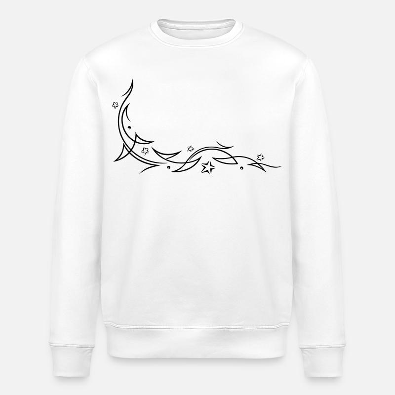 Tribal avec des étoiles - Sweat bio ROLLER Stanley/Stella Unisexe - blanc