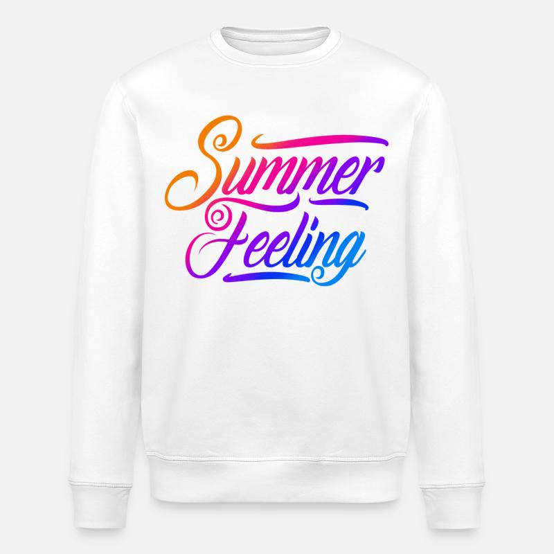 Summer feeling - Stanley/Stella Unisex Bio-Sweatshirt ROLLER - Weiß