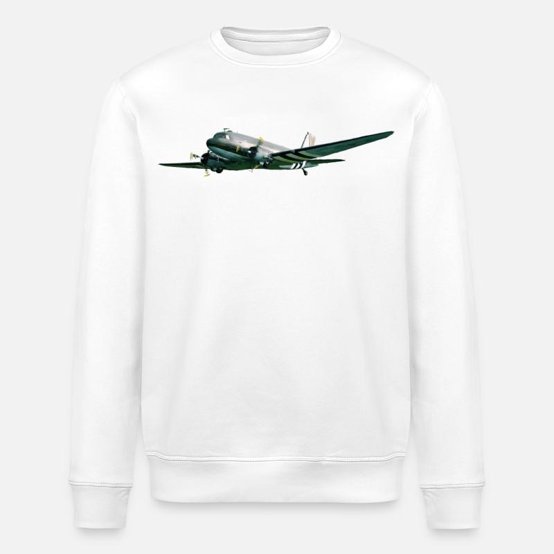 C-47 - Sweat bio ROLLER Stanley/Stella Unisexe - blanc