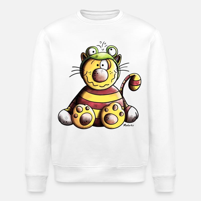 Mignon Chat - Sweat bio ROLLER Stanley/Stella Unisexe - blanc