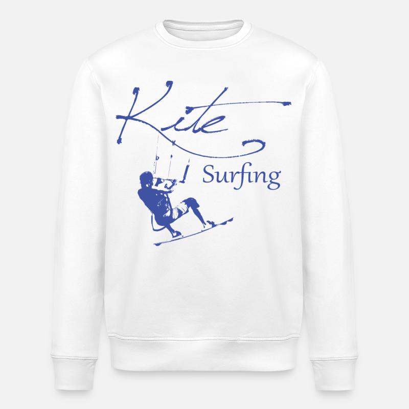 Kite - Surfing - Stanley/Stella Unisex Bio-Sweatshirt ROLLER - Weiß