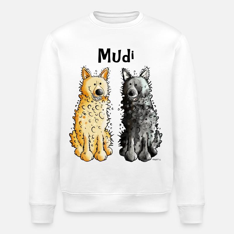 Deux Mudi - Sweat bio ROLLER Stanley/Stella Unisexe - blanc