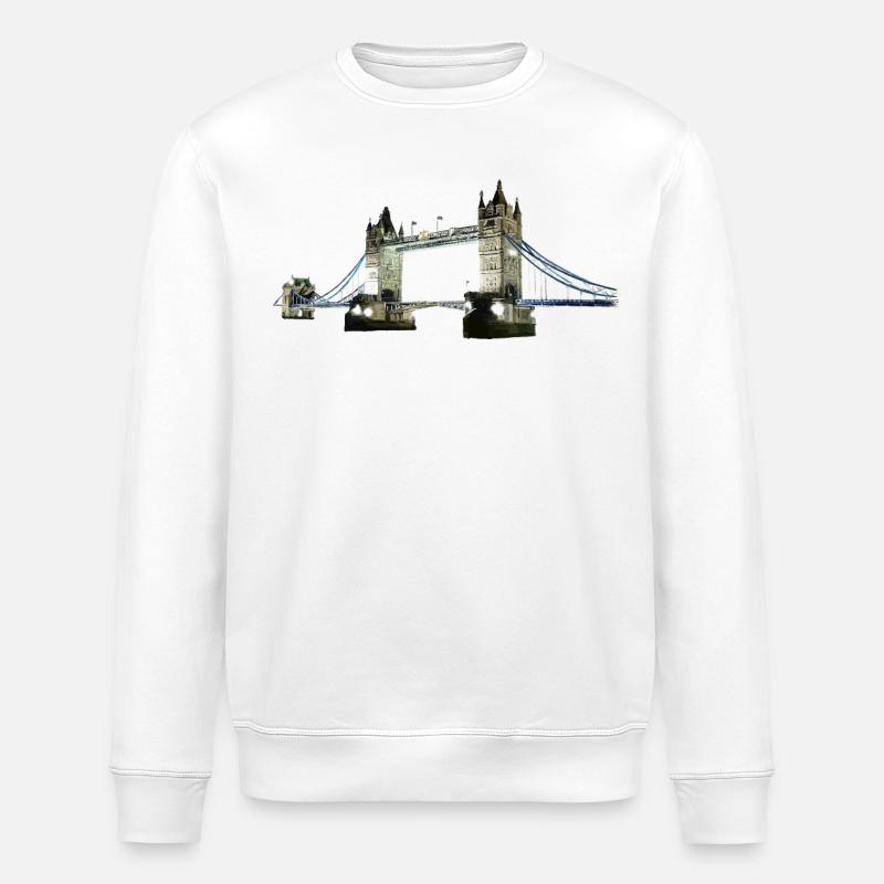 Tower Bridge - Sweat bio ROLLER Stanley/Stella Unisexe - blanc