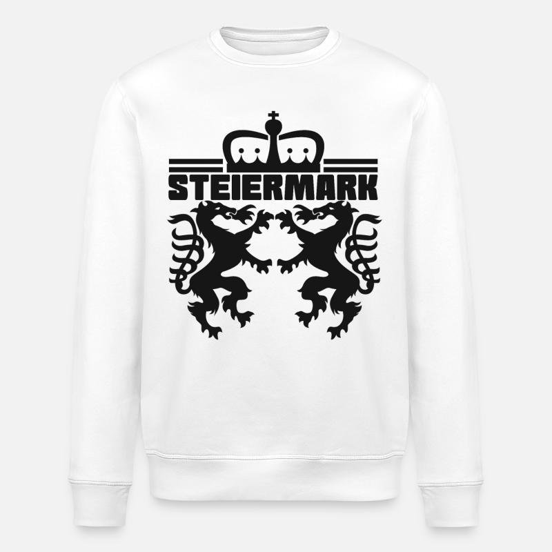 Steiermark - Österreich - Stanley/Stella Unisex Bio-Sweatshirt ROLLER - Weiß