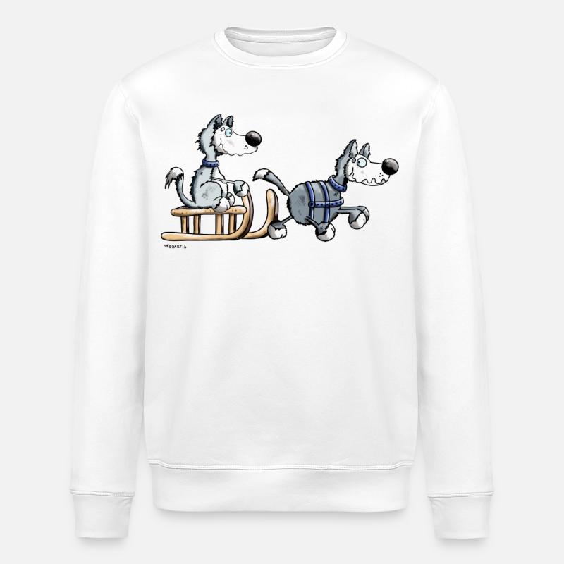 Mignon Husky Team - Sweat bio ROLLER Stanley/Stella Unisexe - blanc