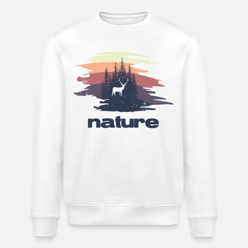 Nature - Stanley/Stella Unisex Bio-Sweatshirt ROLLER - Weiß
