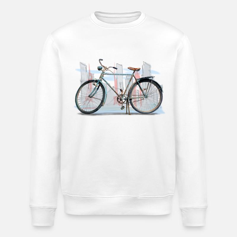 Bicycle - Sweat bio ROLLER Stanley/Stella Unisexe - blanc