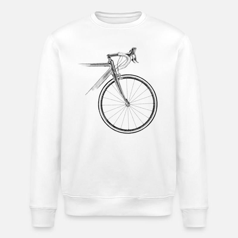 vélo de course - Sweat bio ROLLER Stanley/Stella Unisexe - blanc