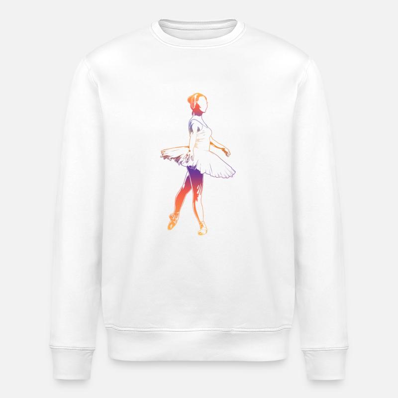 Ballett Tanz - Stanley/Stella Unisex Bio-Sweatshirt ROLLER - Weiß