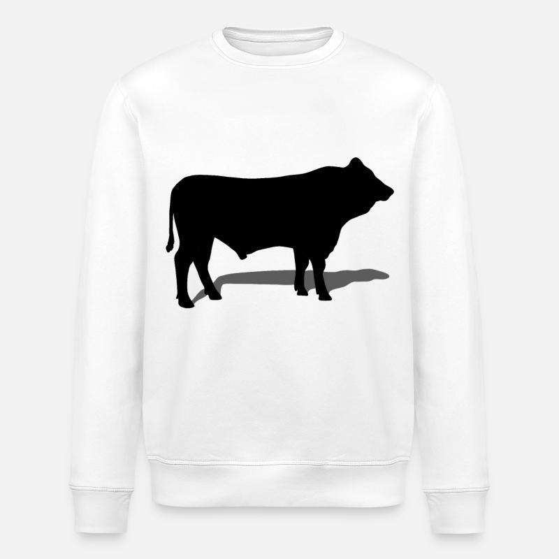 taureau - Sweat bio ROLLER Stanley/Stella Unisexe - blanc